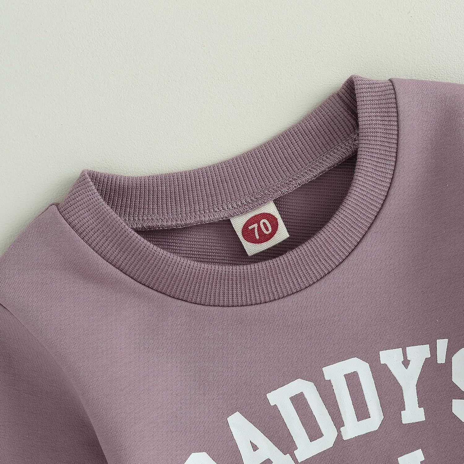 Sduydiosy Toddler Baby Girls Fall Outfits Long Sleeve Crew Neck Letters Print Sweatshirt Top with Pants Cute Newborn Clolthes - Image 4